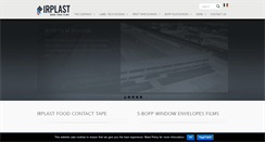 Desktop Screenshot of irplast.com